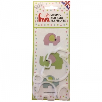 Cutter Set - Mummy and Baby Elephants